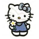 ecusson-hello-kitty-habit-bleu-thermocollant