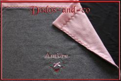 couverture brodé