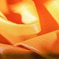 Eventail orange