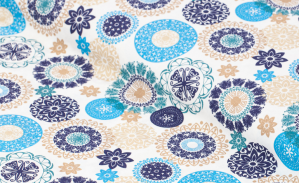 Mandala bleu
