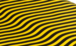 Raye noir et jaune