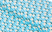 Zigzag bleu